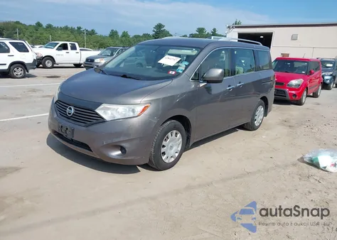 2014 Nissan Quest S from USA, damaged, VIN JN8AE2KP8E9103573